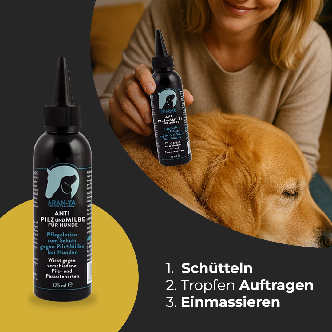 ARAN-YA Anti Milben, Läuse und Flöhe bei Hunden
