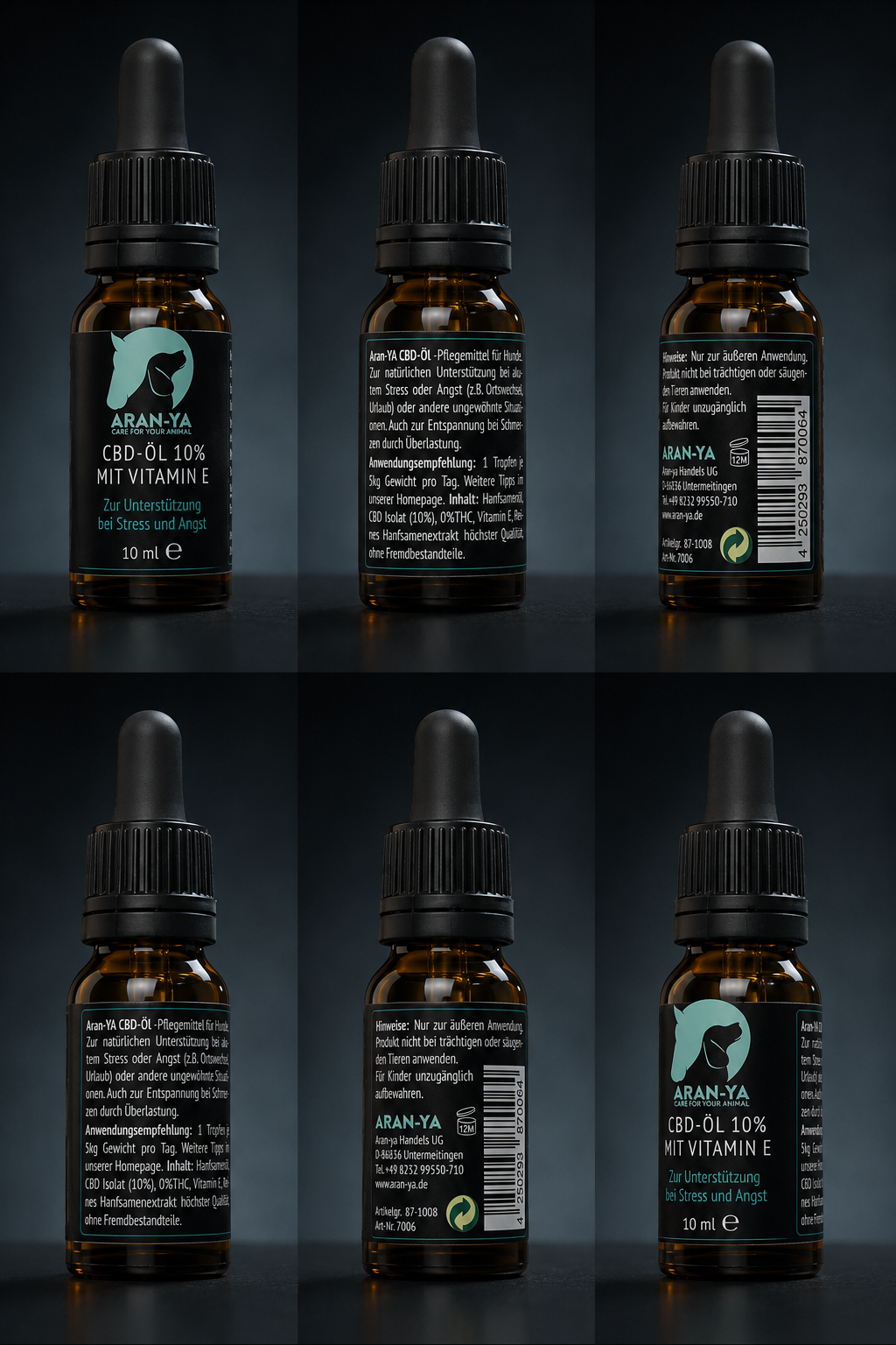 ARAN-YA CBD-Öl, 10% mit Vitamin E