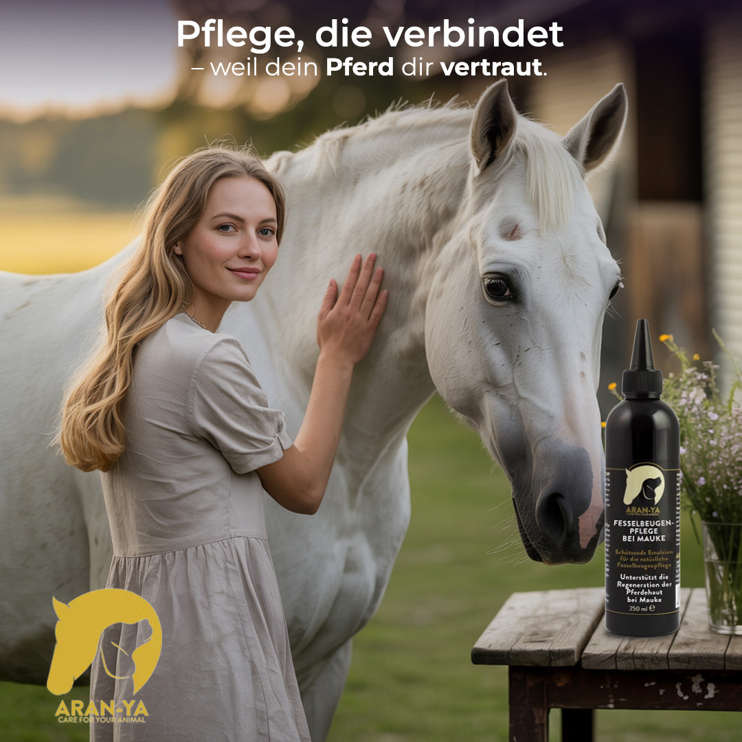 ARAN-YA Fesselbeugenpflege bei Mauke für Pferde